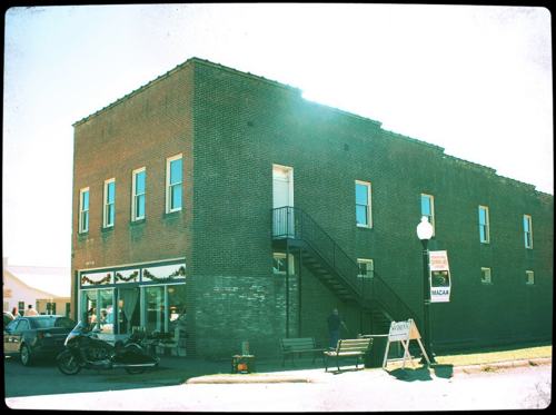 a historic 2-Story brick building